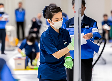 技能コンクールの様子